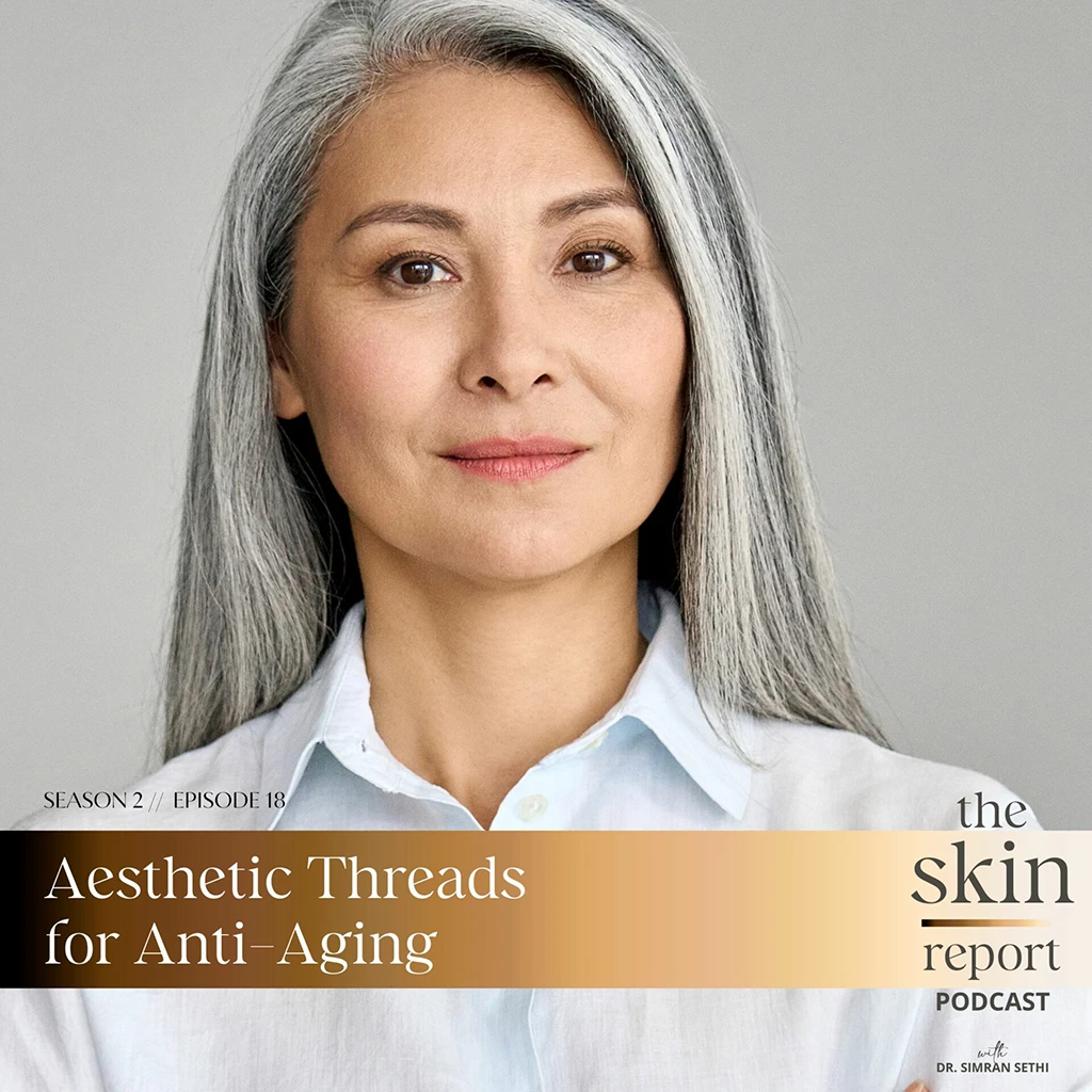 Aesthetic Threads for Anti-Aging | The SKIN Report Podcast with Dr. Simran Sethi